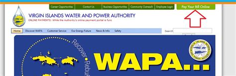 pay wapa water bill online.